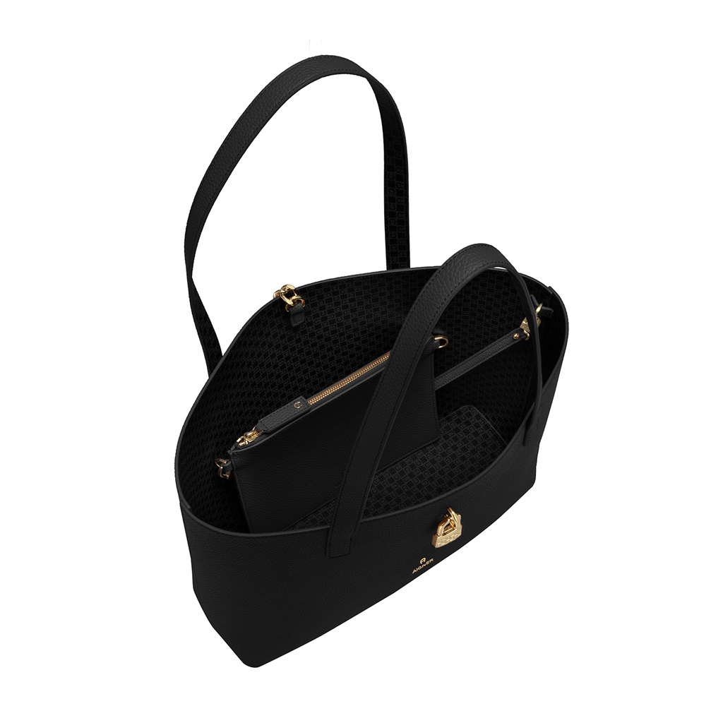 LEONIE Shopper M, black