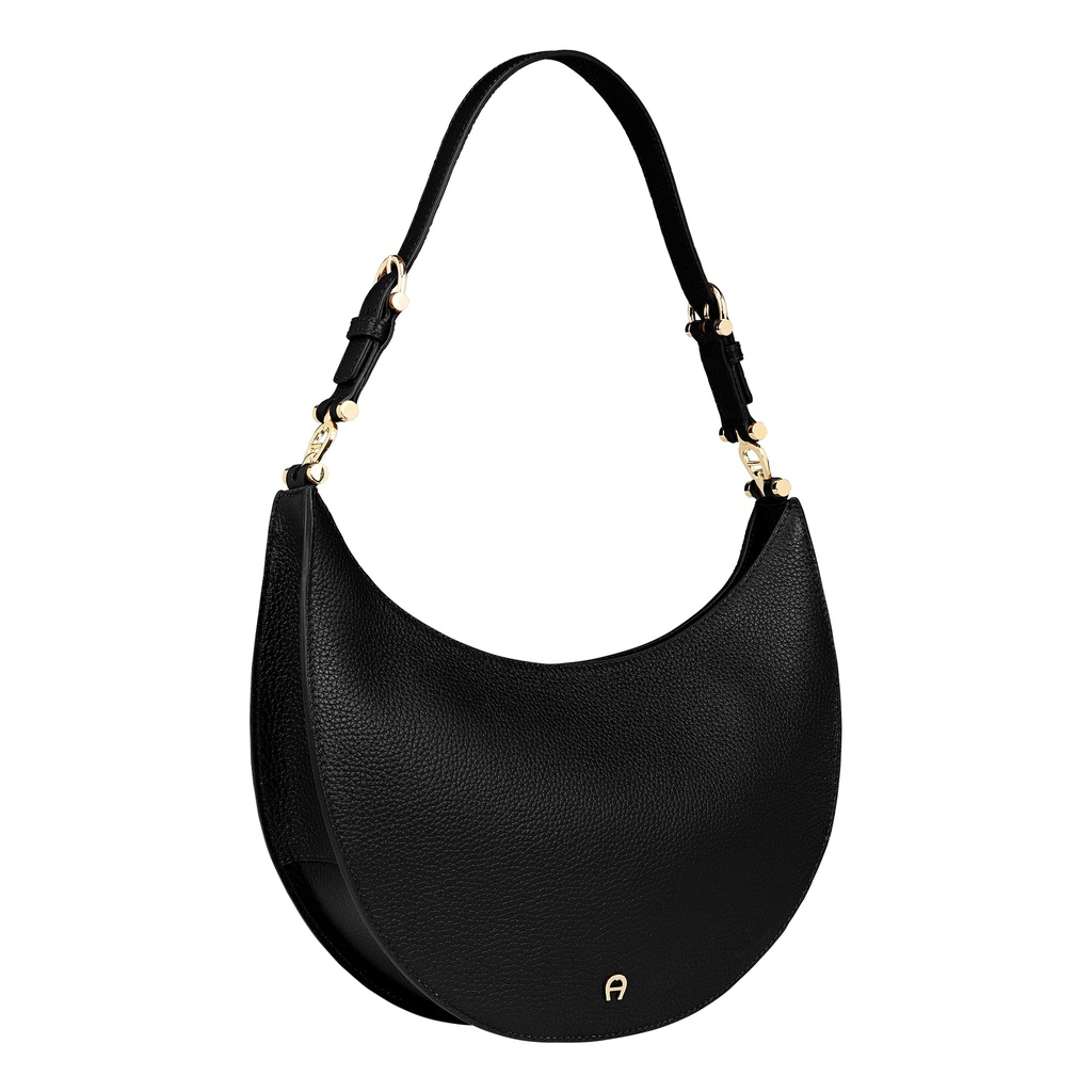 DELIA  Hobo Bag M, black