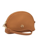 FASHION  Pouch - Half Moon Shape, maple brown