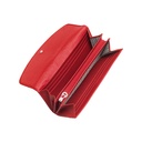 BASICS Long Wallet, burnt red
