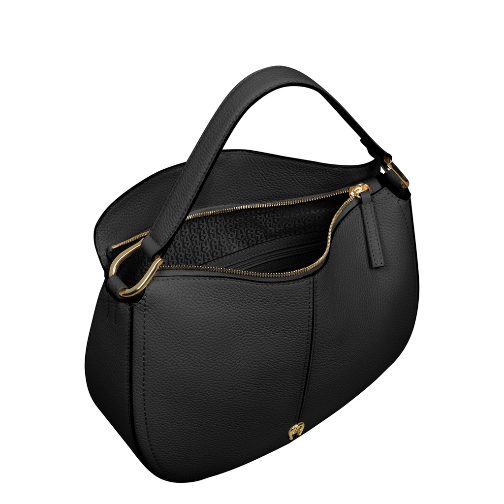 SAVANNAH Hobo Bag, black