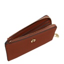 DELIA Card Case, dark cognac