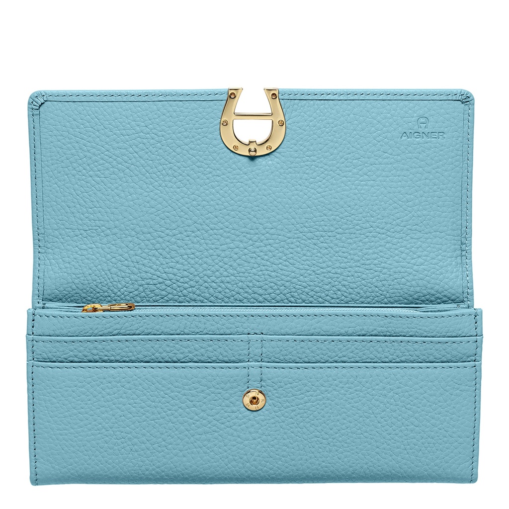 FASHION Long Wallet, aquamarine blue