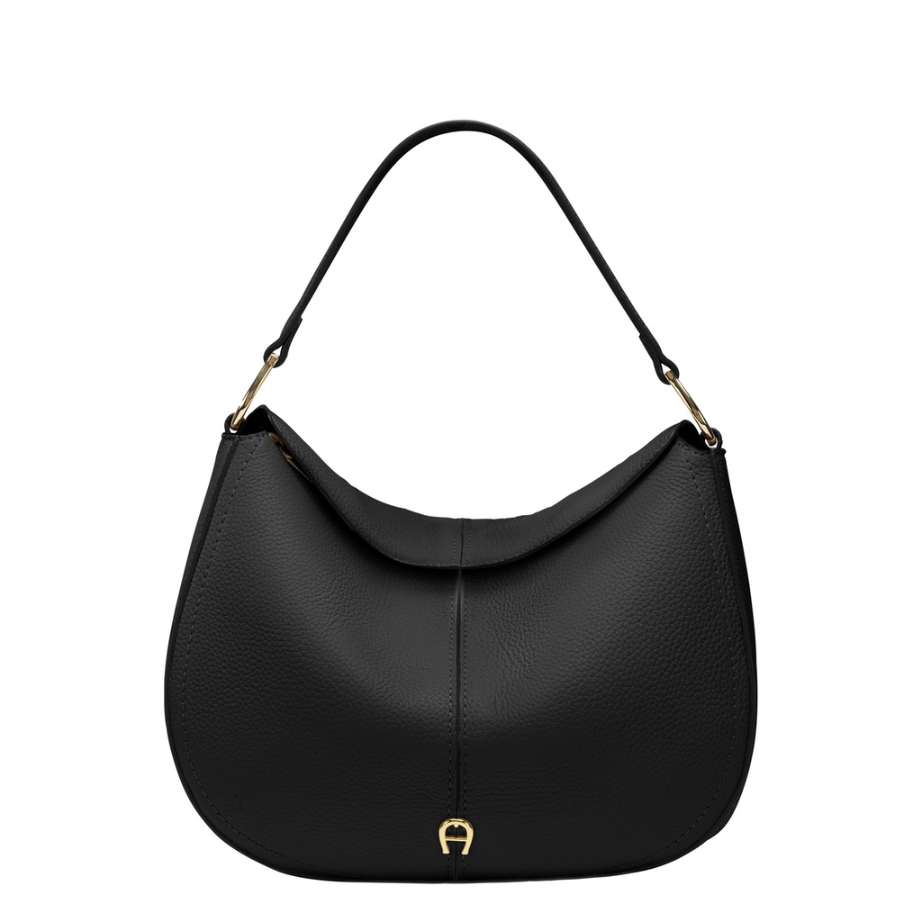 SAVANNAH Hobo Bag, black