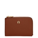 DELIA Card Case, dark cognac
