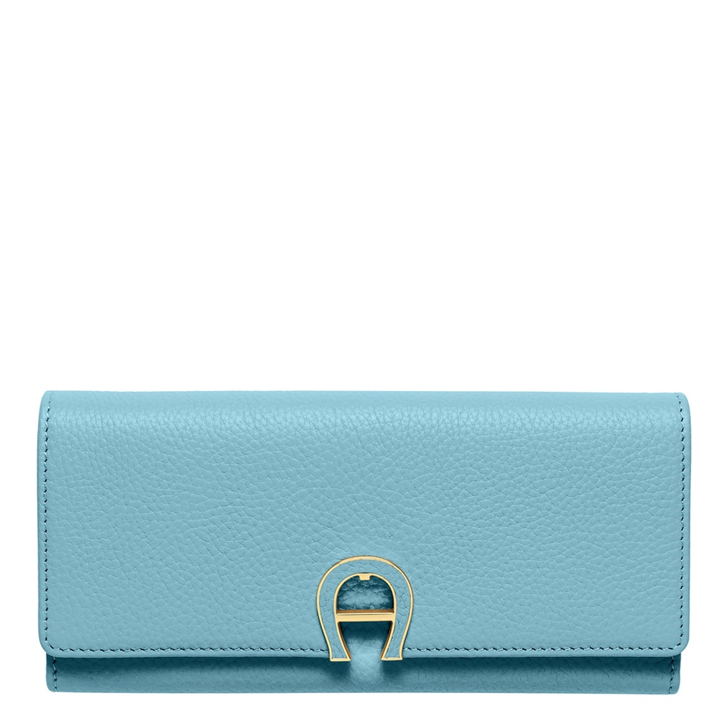 FASHION Long Wallet, aquamarine blue