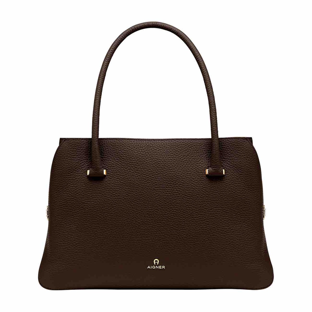 MILANO  Handbag L, charcoal brown