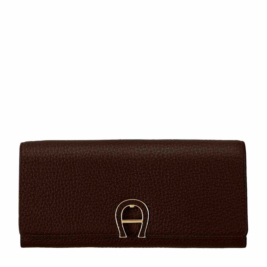 MILANO Bill and card case, charcoal brown
