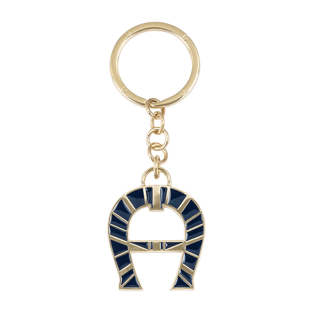 FASHION Metal Keyring - A Logo, cosmic blue