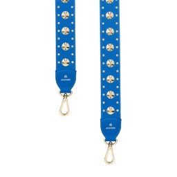 [1671260571] FASHION  Shoulder Strap - with Studs, cyan blue