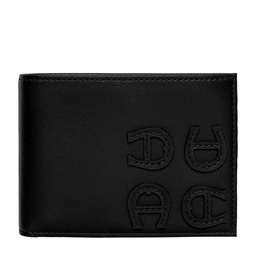 [1567390007] COMO Logo Bifold Wallet, black