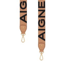 [1671280405] FASHION Logo Shoulder Strap, terra brown