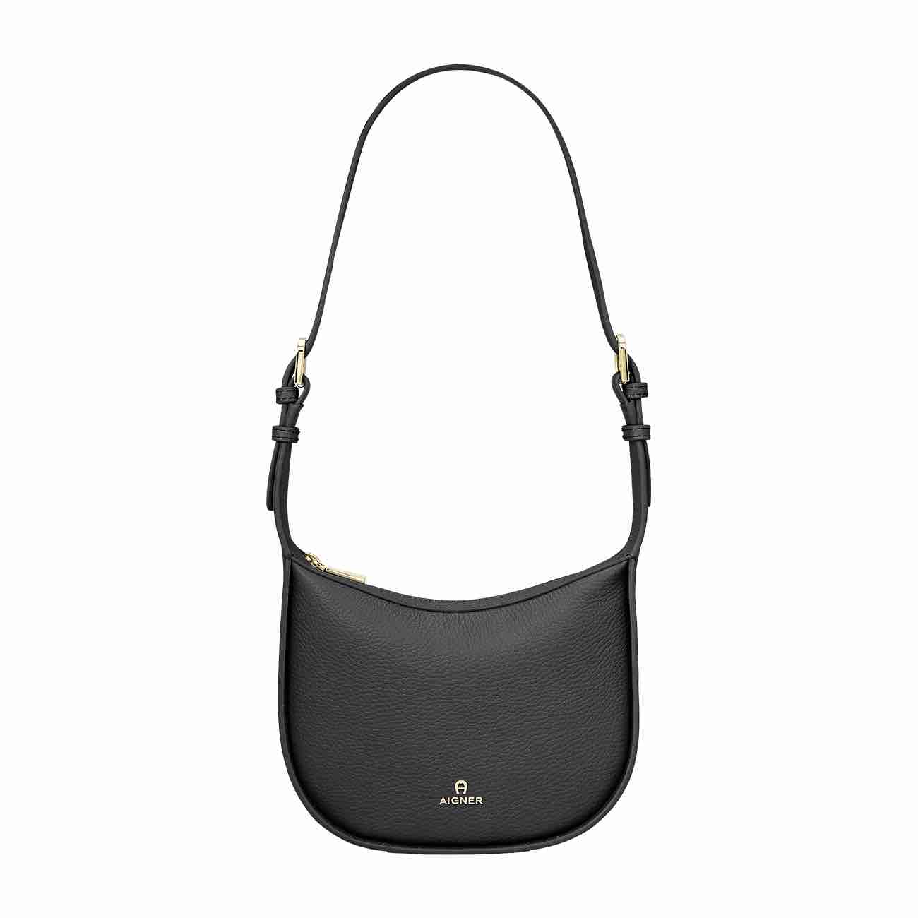 AIGNER アイグナー ボックス型ハンドバッグ イタリア製 レザー