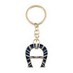 [1800470577] FASHION Metal Keyring - A Logo, cosmic blue