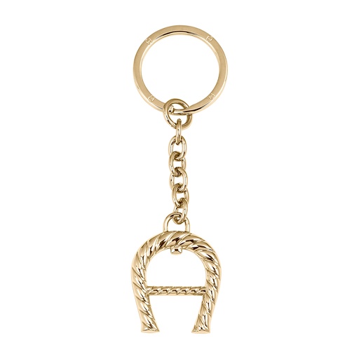 [1800480020] MAIA Metal Keyring - A Logo, gold