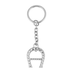 [1800480021] MAIA Metal Keyring - A Logo, silver