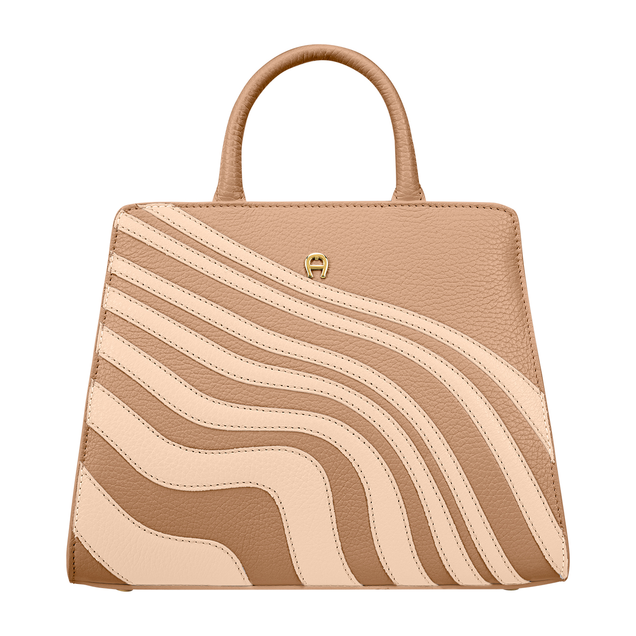 CYBILL Panta Rhei Handbag S, pecan brown | AIGNER JAPAN WEBSITE