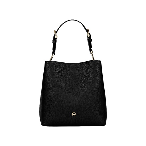 DELIA Hobo Bag S, dark cognac | AIGNER JAPAN WEBSITE
