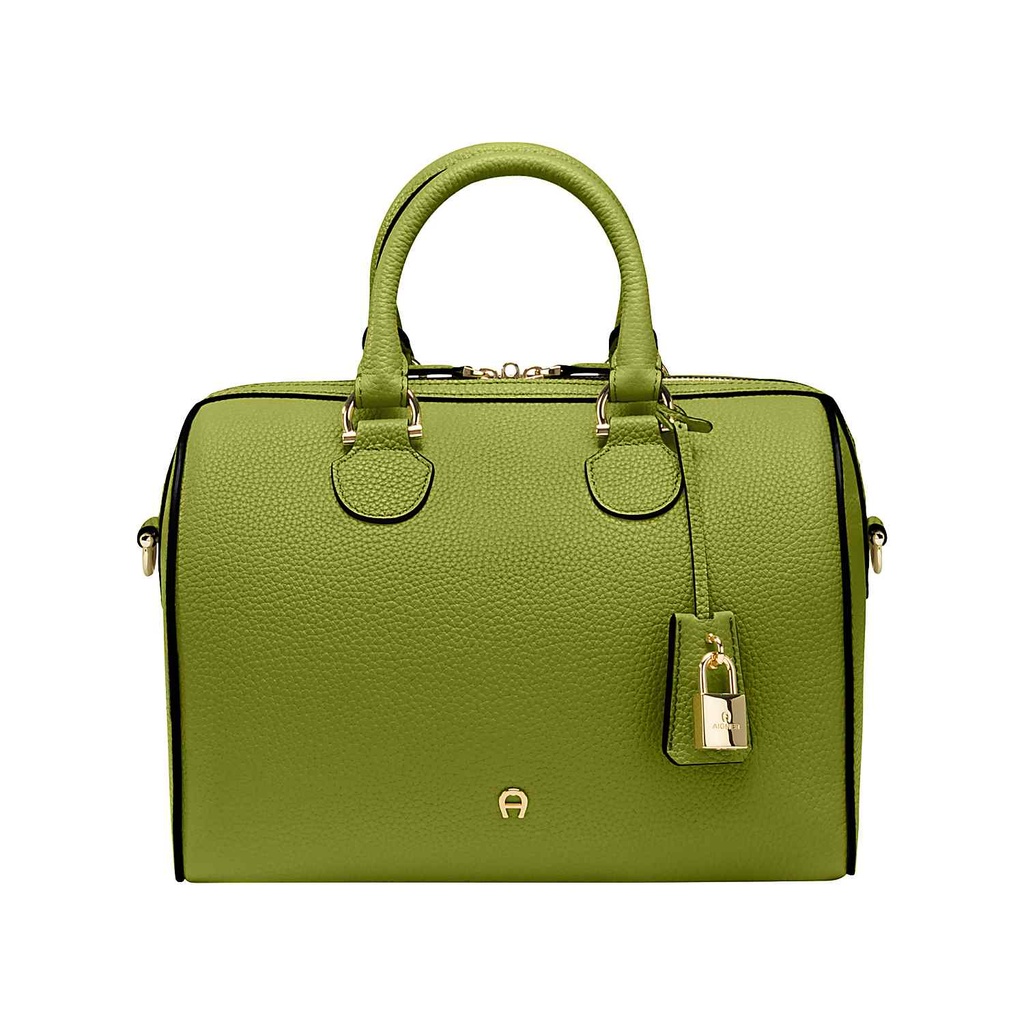 DELIA Handbag S, pistachio green | AIGNER JAPAN WEBSITE
