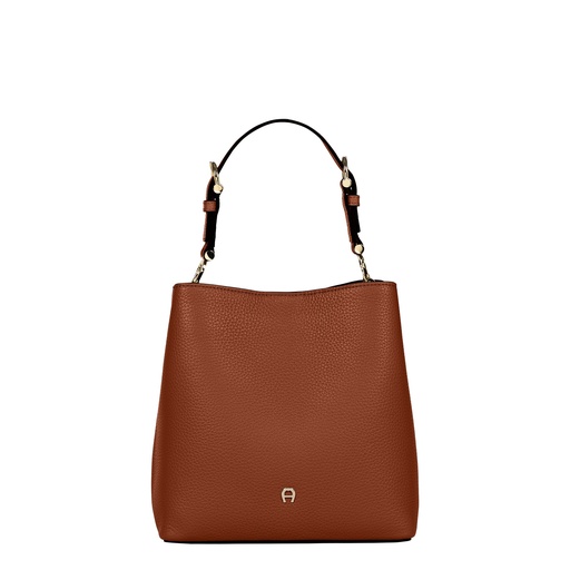 [1361600747] DELIA Hobo Bag S, dark cognac